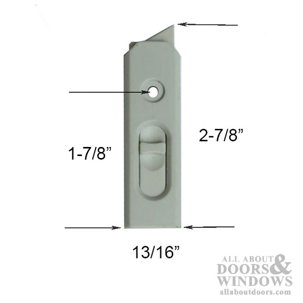 Pella Double Hung Window Tilt Latches White - Pella Double Hung Window Tilt Latches White