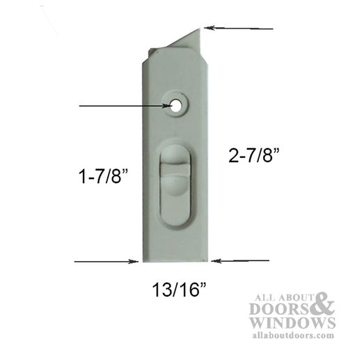 Pella Double Hung Window Tilt Latches White - Pella Double Hung Window Tilt Latches White