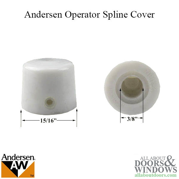 Andersen Operator Spline Cover, White - Andersen Operator Spline Cover, White