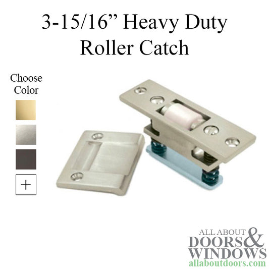 3-5/16'' Heavy Duty Roller Catch - 10 Popular Finishes