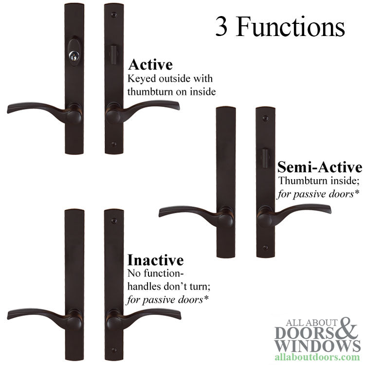 Truth Sentry Lock Handle Set, Transitional, Painted over Zinc- Beige - Truth Sentry Lock Handle Set, Transitional, Painted over Zinc- Beige