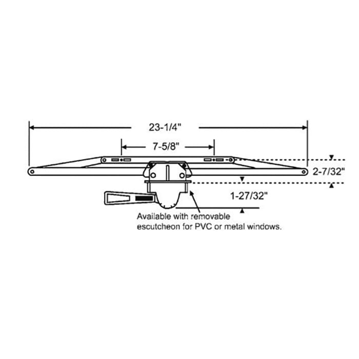 Lever Operator, 23-1/4