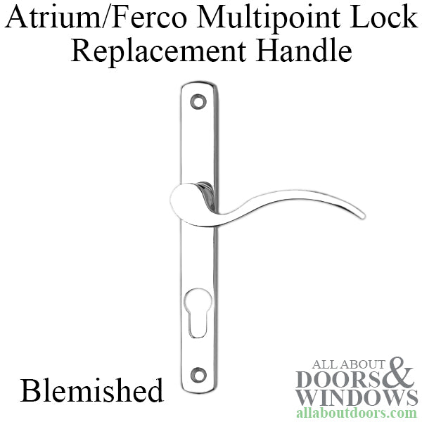 Atrium / Ferco 70mm handle, 7 mm Spindle - White - BLEMISHED - Atrium / Ferco 70mm handle, 7 mm Spindle - White - BLEMISHED