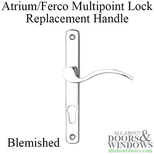 Atrium / Ferco 70mm handle, 7 mm Spindle - White - BLEMISHED - Atrium / Ferco 70mm handle, 7 mm Spindle - White - BLEMISHED