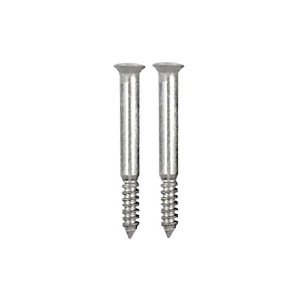 Wood Screws, #10 x1-3/4 Oval Head  - White - Wood Screws, #10 x1-3/4 Oval Head  - White