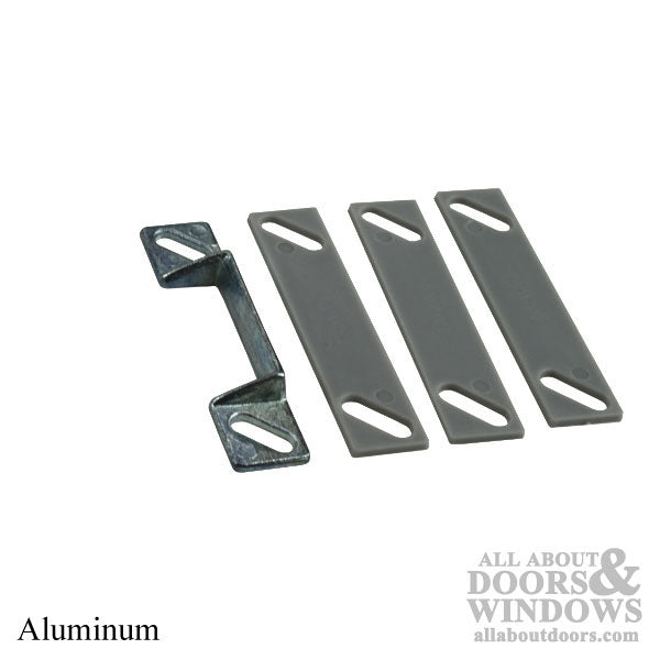 Storm Door Spring Loaded Strike Plate Keeper - Storm Door Spring Loaded Strike Plate Keeper