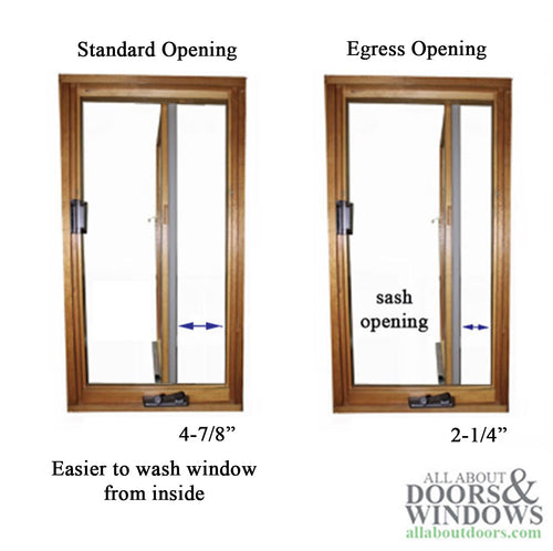 Casement Hinge 4-29/32 opening, Truth 10 inch track - Pair - Casement Hinge 4-29/32 opening, Truth 10 inch track - Pair