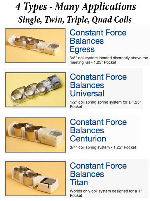 Coil Spring 1/2 inch Constant Force, 6.5 pound 1-1/4 Universal pocket - Coil Spring 1/2 inch Constant Force, 6.5 pound 1-1/4 Universal pocket