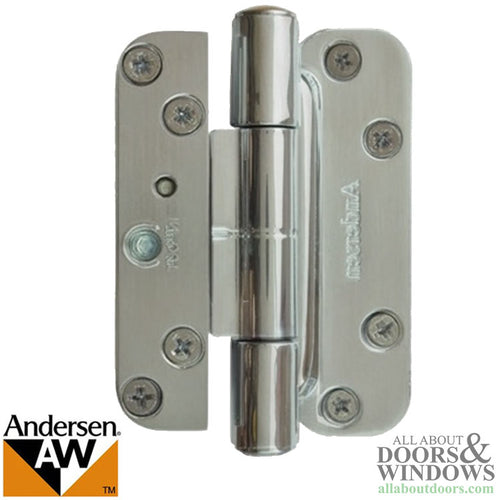 1 Hinge Kit, 2005-Present Andersen FWH Right Hand Door - Brushed Chrome - 1 Hinge Kit, 2005-Present Andersen FWH Right Hand Door - Brushed Chrome