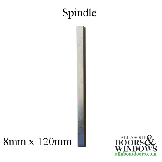 Spindle, solid  5/16" x 4-3/4" ( 8mm x 120mm)