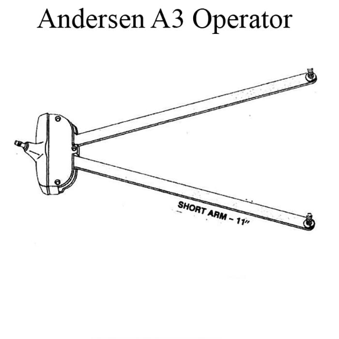 Andersen A3 Awning Operator for Casement Windows - Andersen A3 Awning Operator for Casement Windows