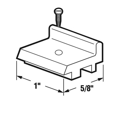 Top Mount Nylon Guide for Sliding Screen Door- Pairs - Top Mount Nylon Guide for Sliding Screen Door- Pairs