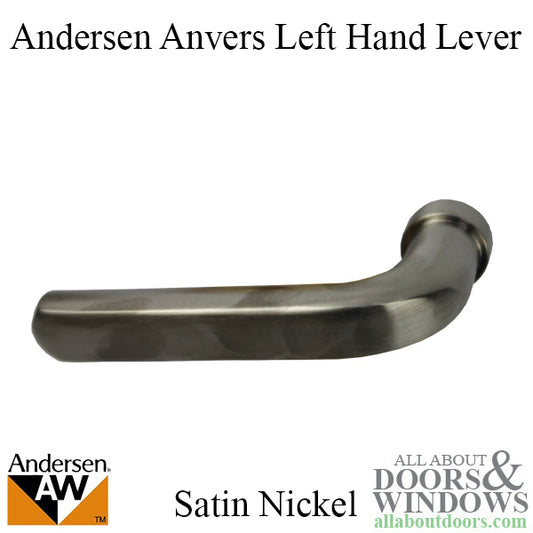 Andersen Anvers Handle, Left Hand - Satin Nickel