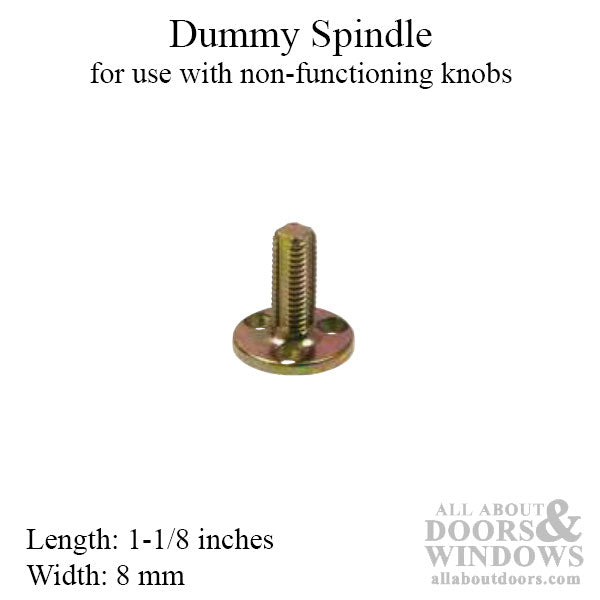 8mm Dummy Spindle - 8mm Dummy Spindle