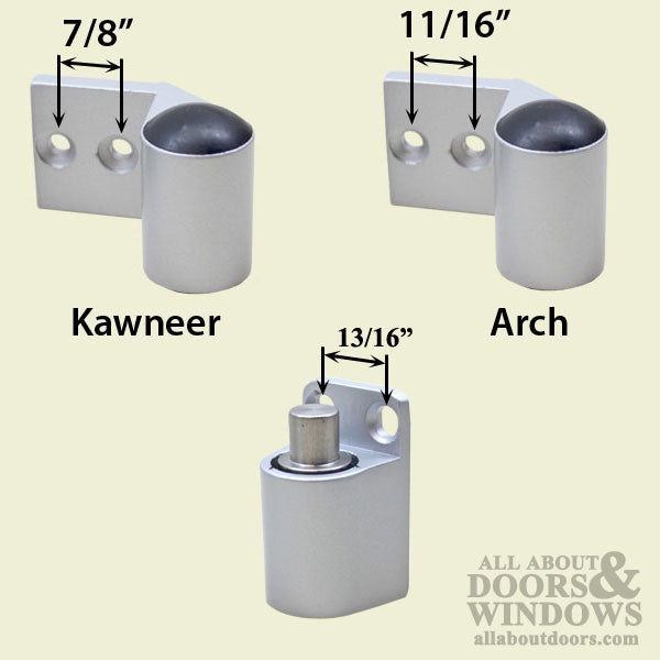 Kawneer intermediate / Middle Pivot Hinge - Aluminum - Kawneer intermediate / Middle Pivot Hinge - Aluminum