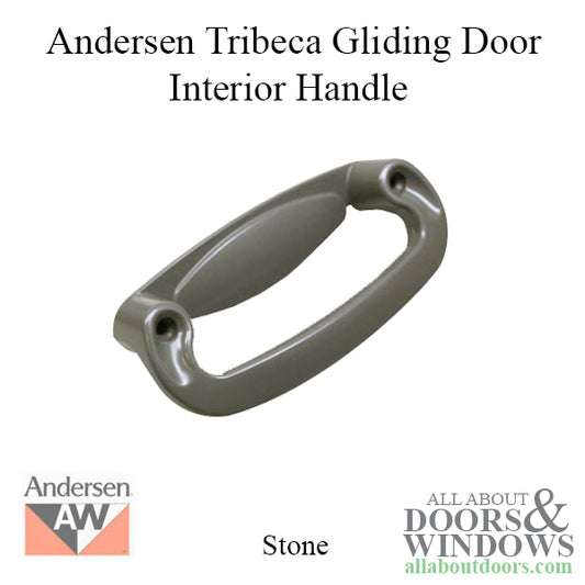 Andersen Perma-Shield Gliding Door  - Handle - Tribeca - Interior - Stone