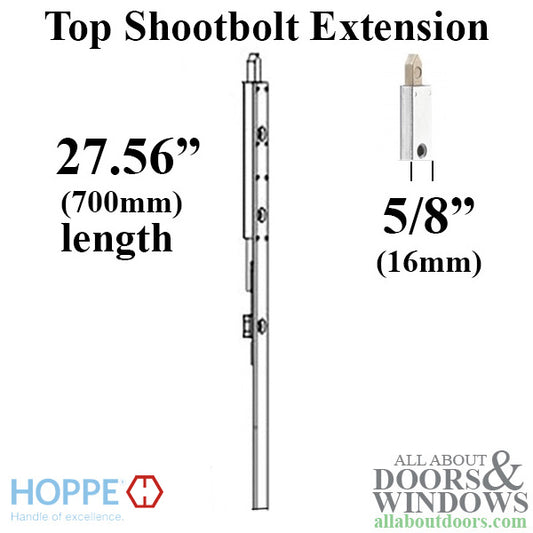 16mm Manual Top Extension, Shootbolt 27.56" length