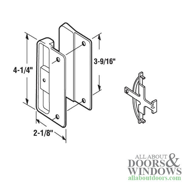 Internal Latch-Sliding Screen Door Latch  / Pull - Internal Latch-Sliding Screen Door Latch  / Pull