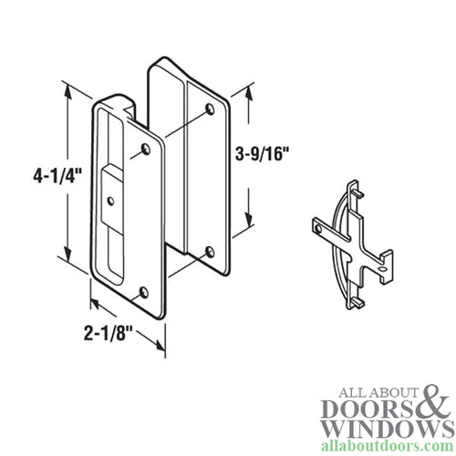 Internal Latch-Sliding Screen Door Latch  / Pull - Internal Latch-Sliding Screen Door Latch  / Pull