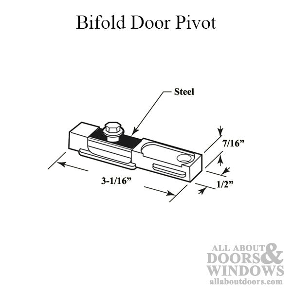 Socket, Bi-Fold Door Pivot - Acme No. 4460 - Socket, Bi-Fold Door Pivot - Acme No. 4460