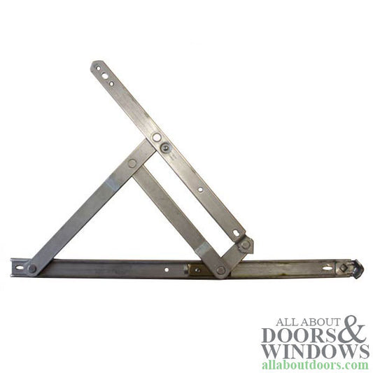 4-Bar Hinge for Awning or Casement Window, 16" x 7/8", 16 301-SS