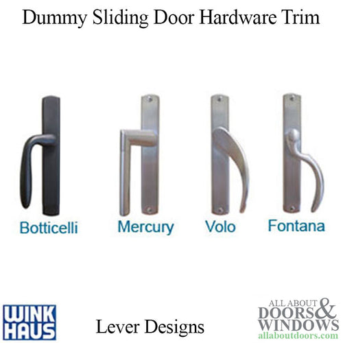 Fontana Dummy, Winkhaus Sliding Door Hardware Trim - Fontana Dummy, Winkhaus Sliding Door Hardware Trim