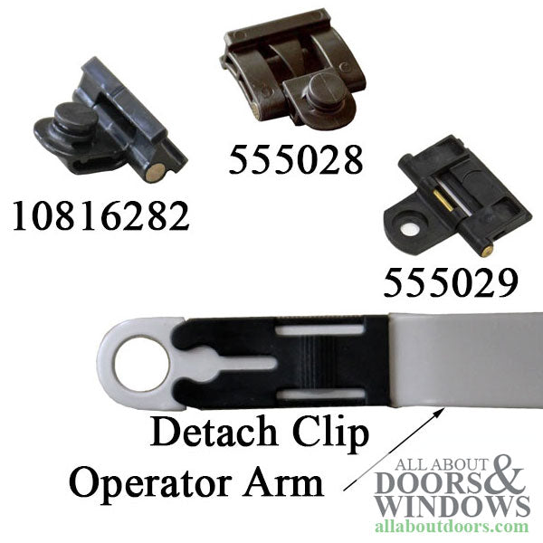 Truth Hardware Plastic Detach Clip For Awning and Casement Windows Black Clip - Truth Hardware Plastic Detach Clip For Awning and Casement Windows Black Clip