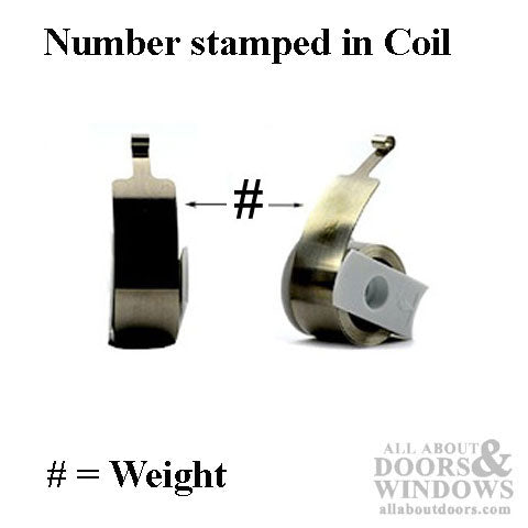 Coil Spring #6 Weight, Heavy Duty Window Balance - Coil Spring #6 Weight, Heavy Duty Window Balance