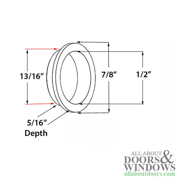 Hinged Trim Set Screw Pack, Albany - Black - Hinged Trim Set Screw Pack, Albany - Black