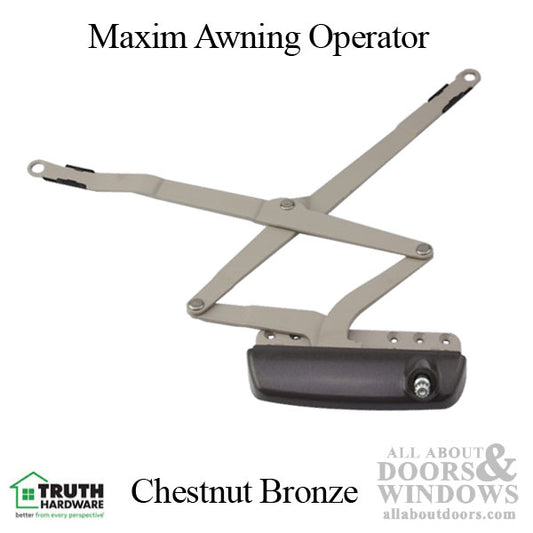 Truth Maxim Awning Window Operator, Sill Mount - Chestnut Bronze