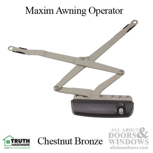 Truth Maxim Awning Window Operator, Sill Mount - Chestnut Bronze - Truth Maxim Awning Window Operator, Sill Mount - Chestnut Bronze