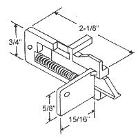 Tilt Window Slide Latch Assembly - Pair - Choose Color - Tilt Window Slide Latch Assembly - Pair - Choose Color