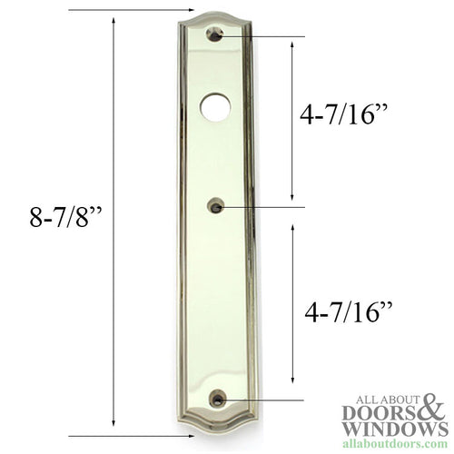 Neuma Passage Handle Set for Hinged Patio Doors No Key No Thumb Turn - Neuma Passage Handle Set for Hinged Patio Doors No Key No Thumb Turn