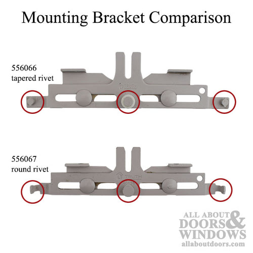 Truth Mounting Bracket - 40636 Round / Cylindrical Rivet - Truth Mounting Bracket - 40636 Round / Cylindrical Rivet