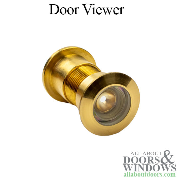 Door Viewer - 130 Degree - Polished Brass - Door Viewer - 130 Degree - Polished Brass