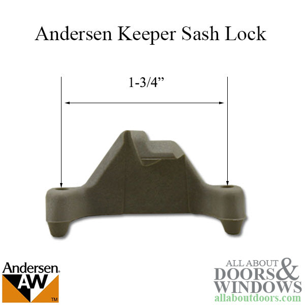 Andersen Keeper, Sash Lock, Enhanced Casement- RH - Andersen Keeper, Sash Lock, Enhanced Casement- RH