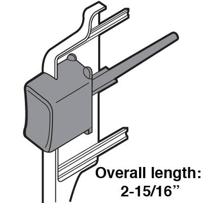 Screen Door Push Button Latch with Spindle - Screen Door Push Button Latch with Spindle