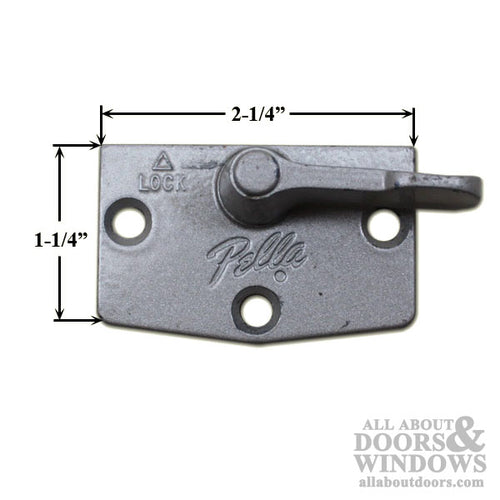 3-Hole Sash Lock Old Style - Champagne - 3-Hole Sash Lock Old Style - Champagne