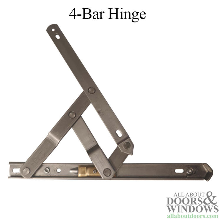 Anderberg 4-Bar Hinge 7/8 x 10 inch Track, with  Shim  - Aluminum - Anderberg 4-Bar Hinge 7/8 x 10 inch Track, with  Shim  - Aluminum