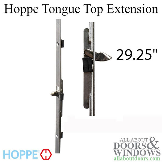 Hoppe 16mm Manual Top Extension, Tongue at 29.25", 48.03" Length