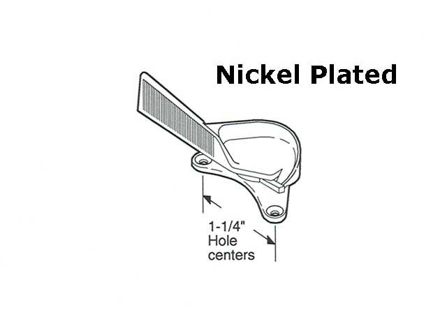 Sash Lock - Vinyl and Aluminum Sash Hardware, Nickel Plated - Brite Zinc - Sash Lock - Vinyl and Aluminum Sash Hardware, Nickel Plated - Brite Zinc