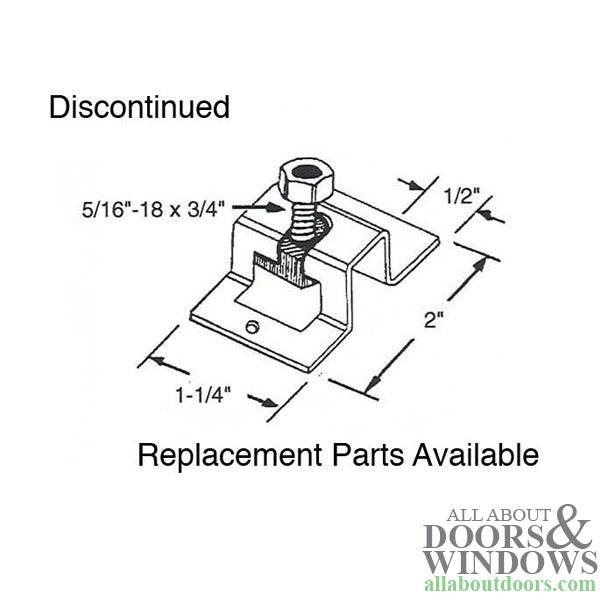 Mounting Bracket for  16209A & 16223 Hanger - Mounting Bracket for  16209A & 16223 Hanger