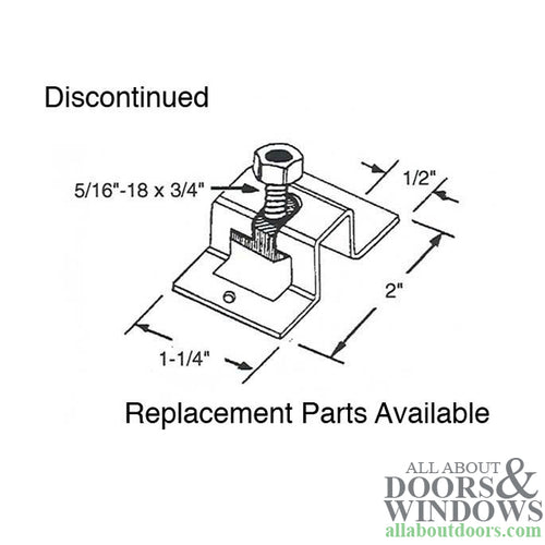 Mounting Bracket for  16209A & 16223 Hanger - Mounting Bracket for  16209A & 16223 Hanger