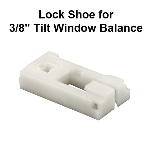 Pivot Lock Balance Shoe, Tilt Window, Small - White