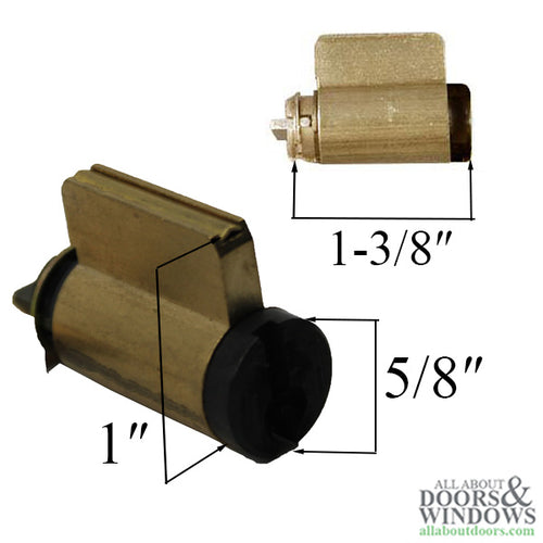 Andersen Door Lock Cylinder for Frenchwood Hinged Doors - Oil Rubbed Bronze - Andersen Door Lock Cylinder for Frenchwood Hinged Doors - Oil Rubbed Bronze