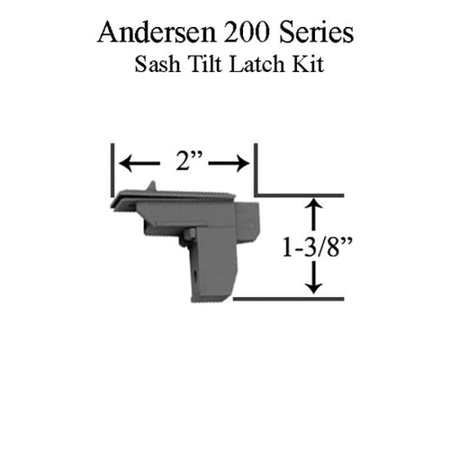 Andersen 200 Series Sash Tilt Latch Kit - Stone - Andersen 200 Series Sash Tilt Latch Kit - Stone