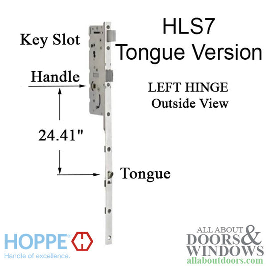 HOPPE 16mm Active Gear, 45/92, LH Tongue @ 24.41