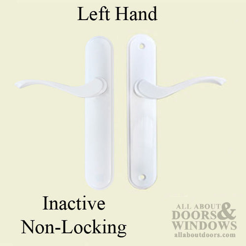 Passive Marvin Integrity Cambridge Hinged Door Hardware LH - White - Passive Marvin Integrity Cambridge Hinged Door Hardware LH - White