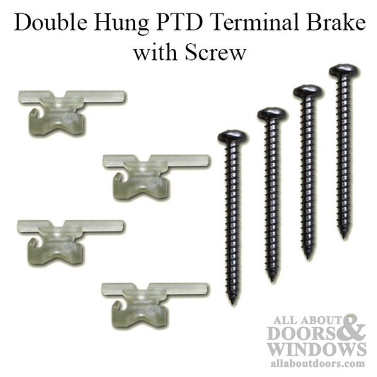 Pella Terminal Brake With Screws For Double Hung Windows