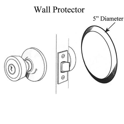 Wall Protector - 5 Inch - Textured or Smooth - Wall Protector - 5 Inch - Textured or Smooth
